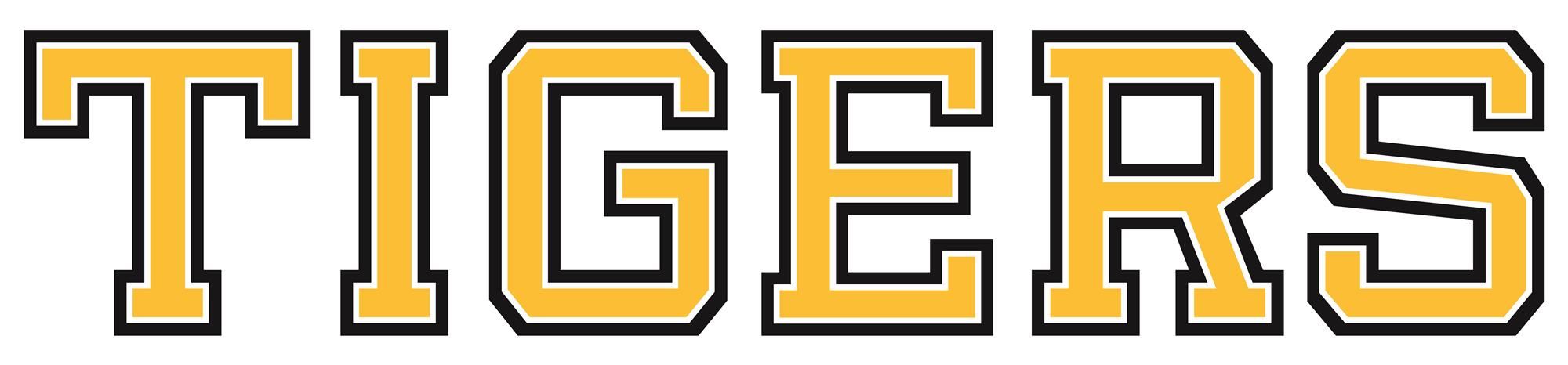 Black and Yellow Tigers Logo
